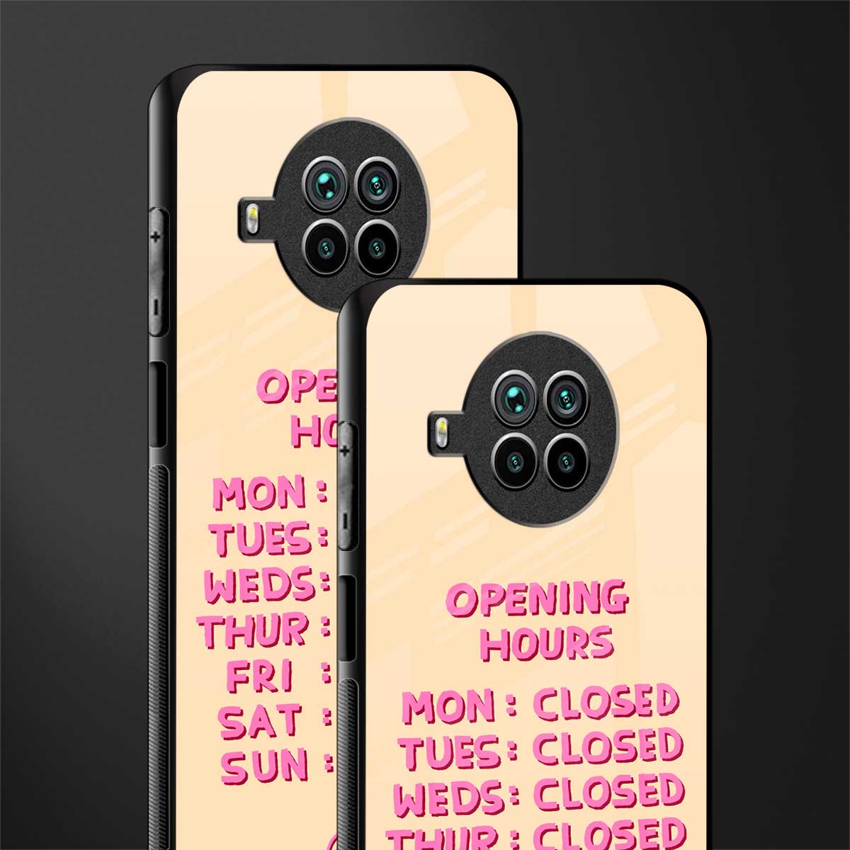 opening hours glass case for mi 10i image-2