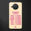 opening hours glass case for mi 10i image