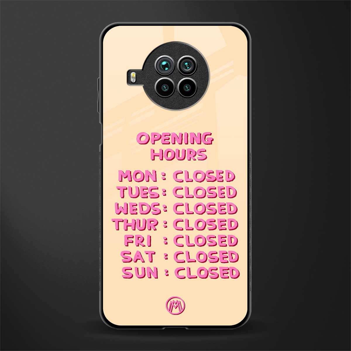 opening hours glass case for mi 10i image