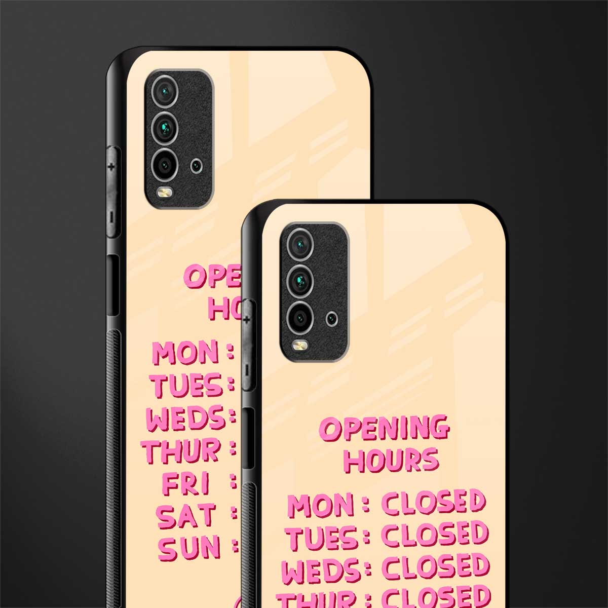 opening hours glass case for redmi 9 power image-2