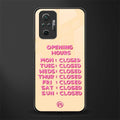opening hours glass case for redmi note 10 pro image