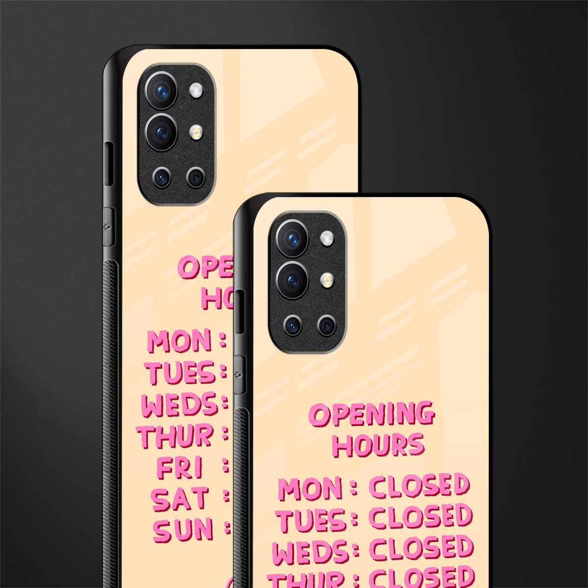 opening hours glass case for oneplus 9r image-2