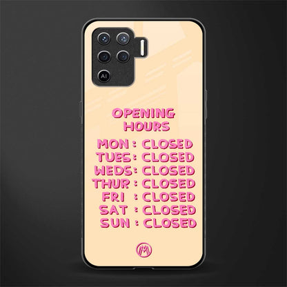opening hours glass case for oppo f19 pro image