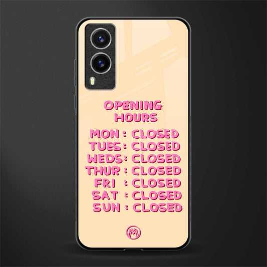 opening hours glass case for vivo v21e 5g image