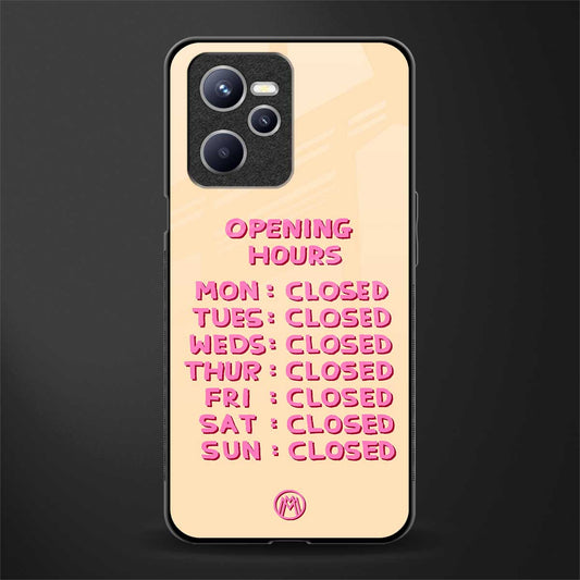 opening hours glass case for realme c35 image