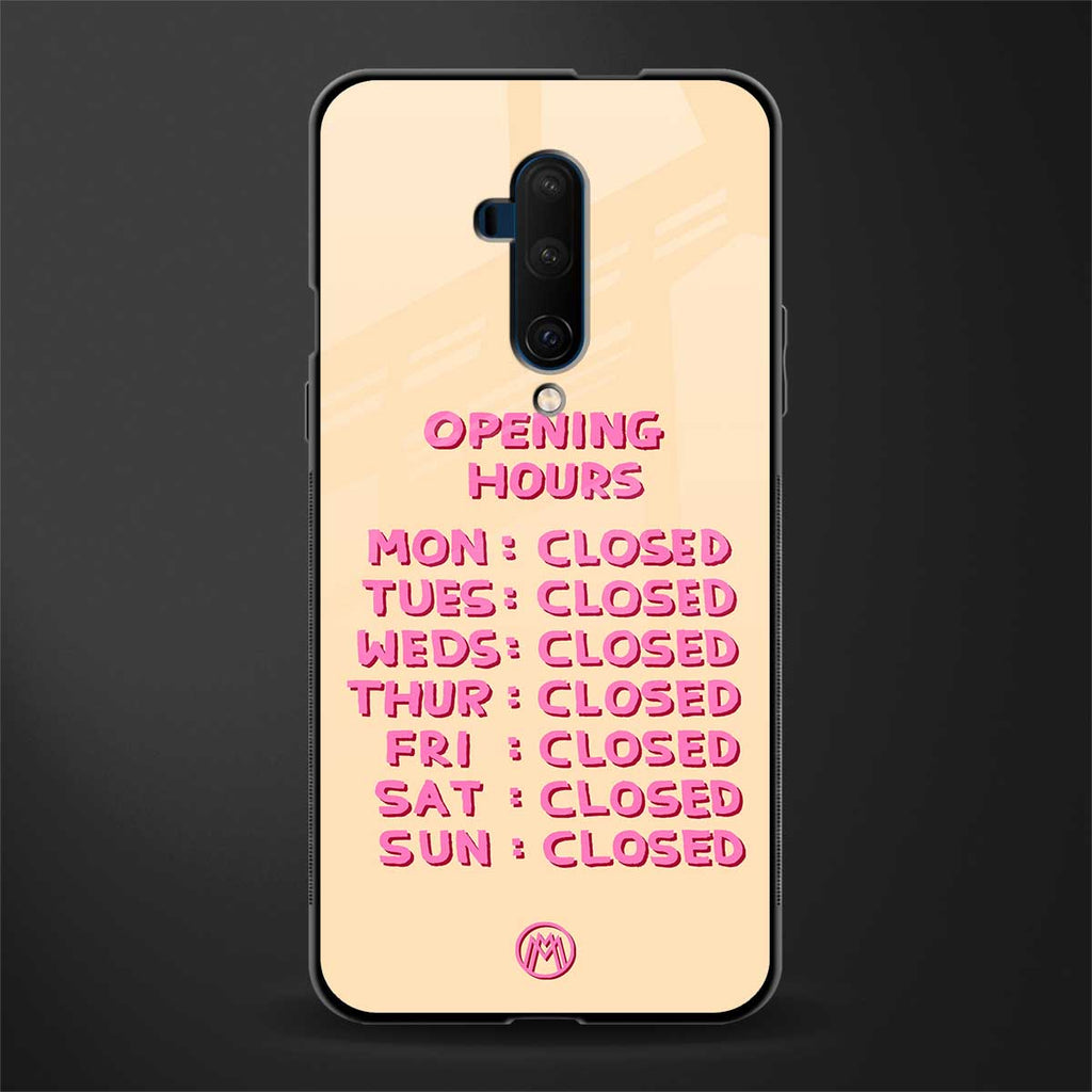 opening hours glass case for oneplus 7t pro image