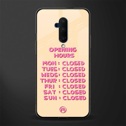 opening hours glass case for oneplus 7t pro image