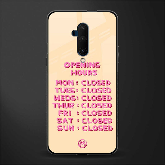 opening hours glass case for oneplus 7t pro image