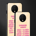 opening hours glass case for oneplus 7t image-2