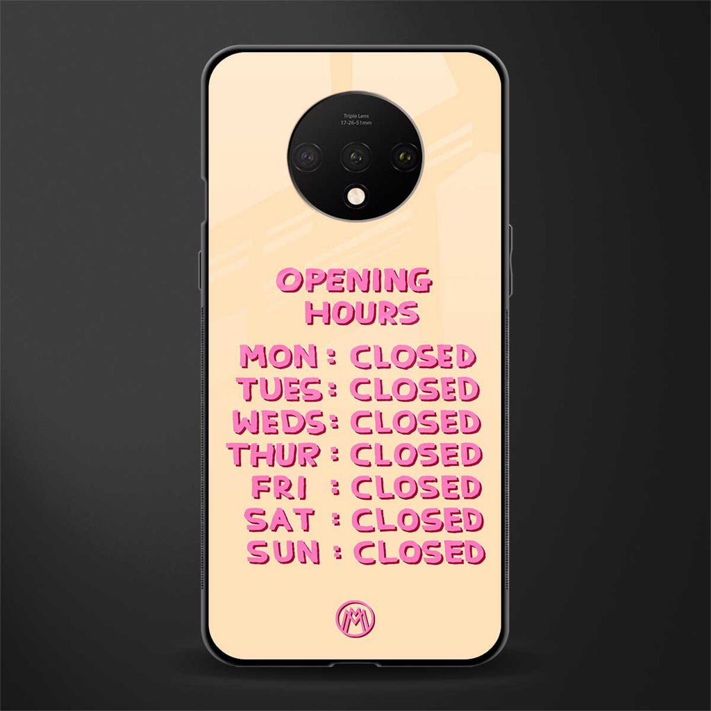 opening hours glass case for oneplus 7t image