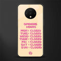 opening hours glass case for oneplus 7t image