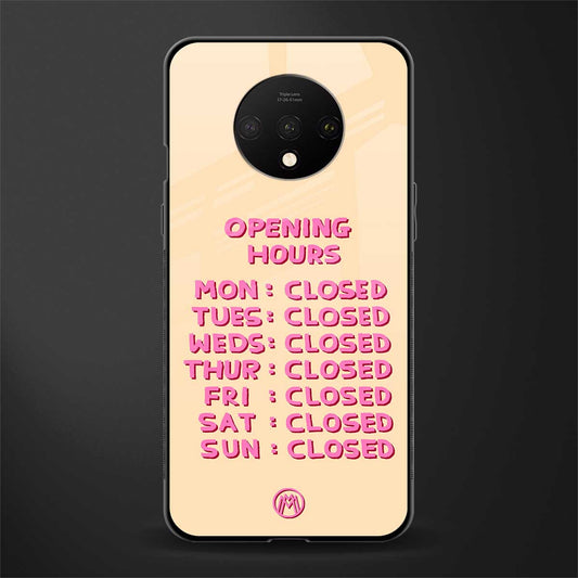 opening hours glass case for oneplus 7t image