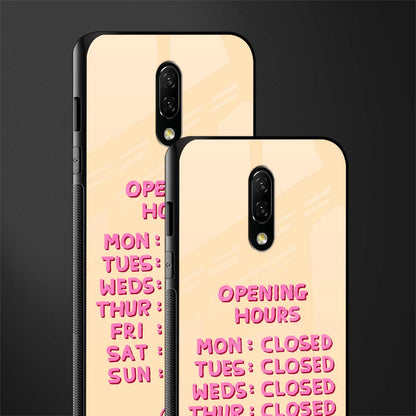 opening hours glass case for oneplus 7 image-2