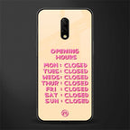 opening hours glass case for oneplus 7 image
