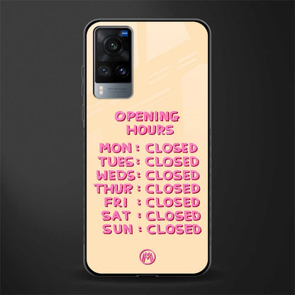 opening hours glass case for vivo x60 image
