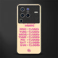 opening hours glass case for vivo x80 pro 5g image