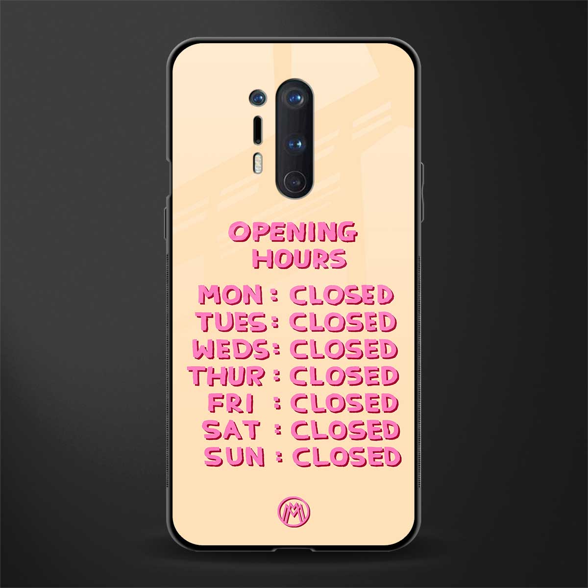 opening hours glass case for oneplus 8 pro image