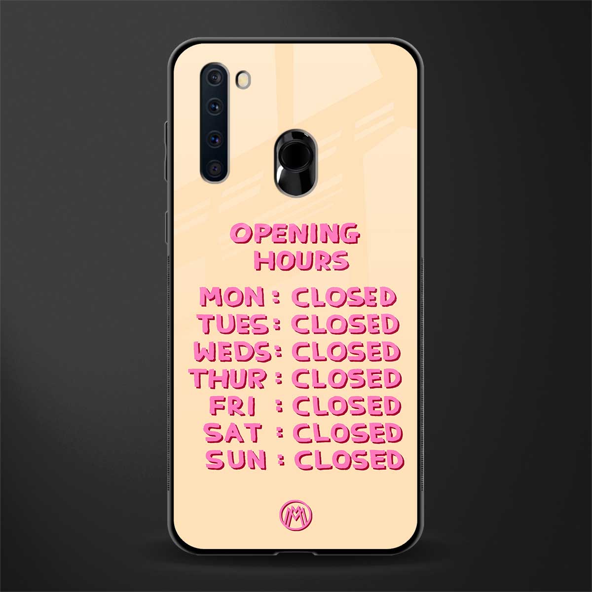 opening hours glass case for samsung a21 image