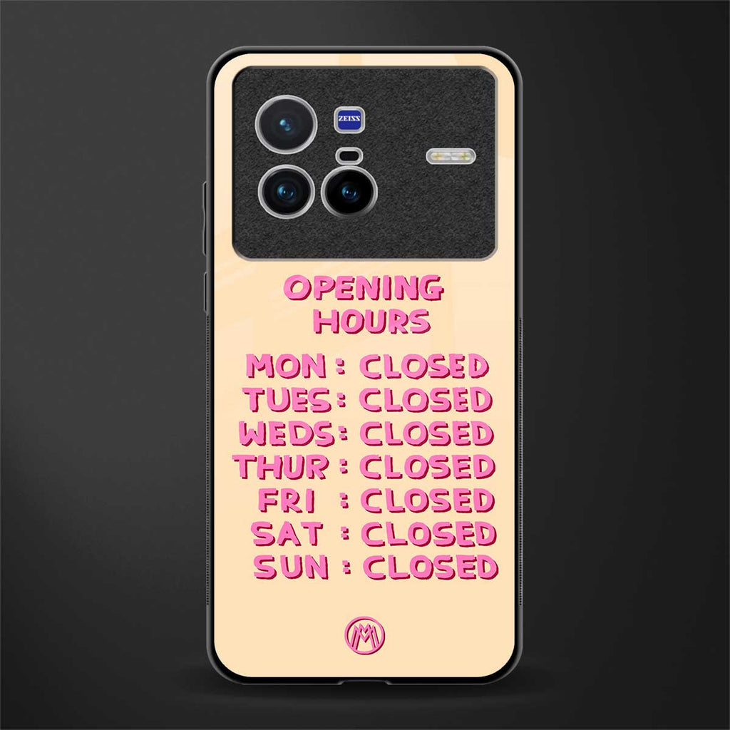 opening hours glass case for vivo x80 image