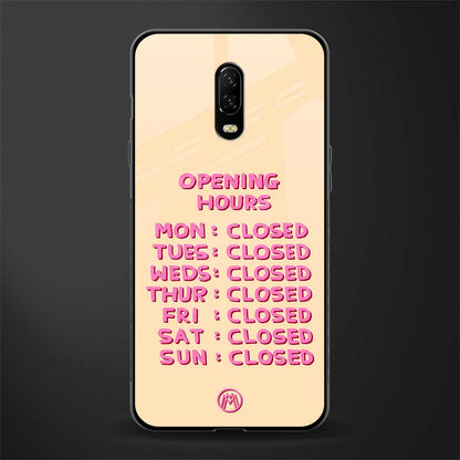 opening hours glass case for oneplus 6t image