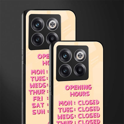 opening hours back phone cover | glass case for oneplus 10t