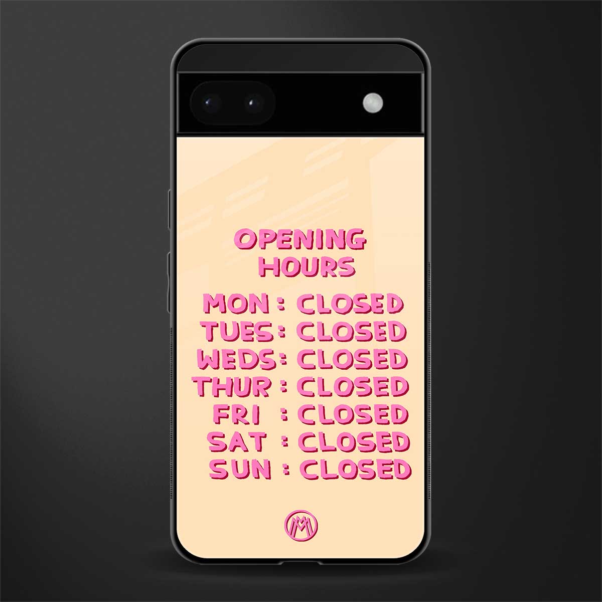 opening hours back phone cover | glass case for google pixel 6a