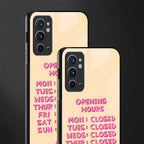 opening hours glass case for oneplus 9rt image-2
