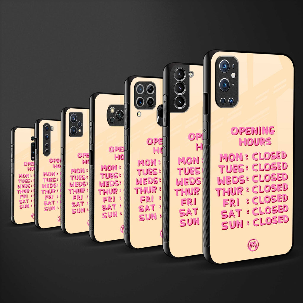 opening hours back phone cover | glass case for samsung galaxy a04