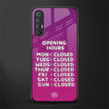 opening hours pink edition glass case for oppo reno 3 pro image