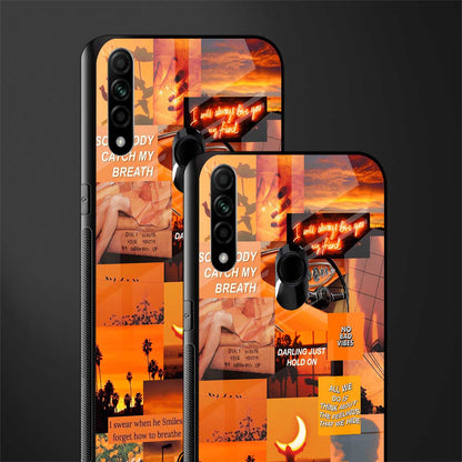 orange aesthetic glass case for oppo a31 image-2