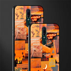orange aesthetic glass case for oppo f11 image-2