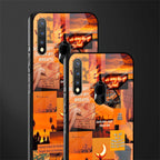 orange aesthetic glass case for vivo u20 image-2