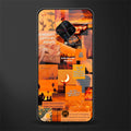 orange aesthetic glass case for vivo s1 pro image