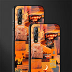 orange aesthetic glass case for vivo s1 image-2