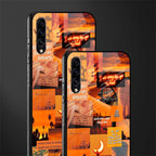 orange aesthetic glass case for samsung galaxy a50s image-2