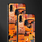 orange aesthetic glass case for samsung galaxy m10s image-2