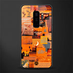 orange aesthetic glass case for samsung galaxy s9 plus image