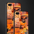 orange aesthetic glass case for realme c1 image-2