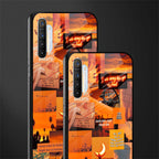 orange aesthetic glass case for realme x2 image-2
