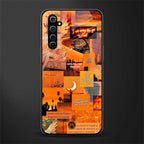 orange aesthetic glass case for realme x50 pro image