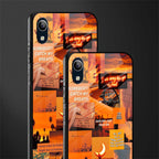 orange aesthetic glass case for vivo y91i image-2