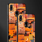 orange aesthetic glass case for vivo y91 image-2