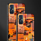 orange aesthetic glass case for vivo v17 image-2