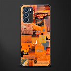 orange aesthetic glass case for oppo reno6 pro 5g image