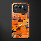 orange aesthetic glass case for mi 11 ultra 5g image