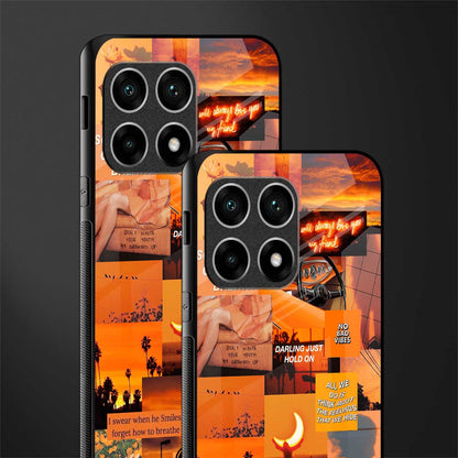 orange aesthetic glass case for oneplus 10 pro 5g image-2