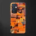 orange aesthetic back phone cover | glass case for oneplus 9