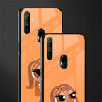 orange tote powerpuff girl glass case for realme narzo 10a image-2