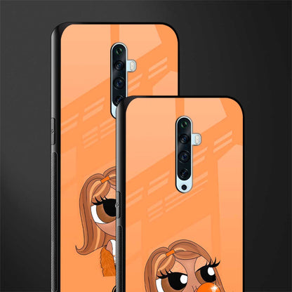 orange tote powerpuff girl glass case for oppo reno 2z image-2