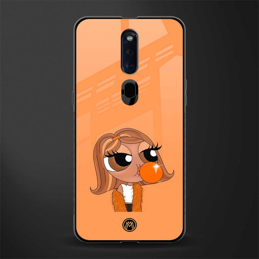 orange tote powerpuff girl glass case for oppo f11 pro image